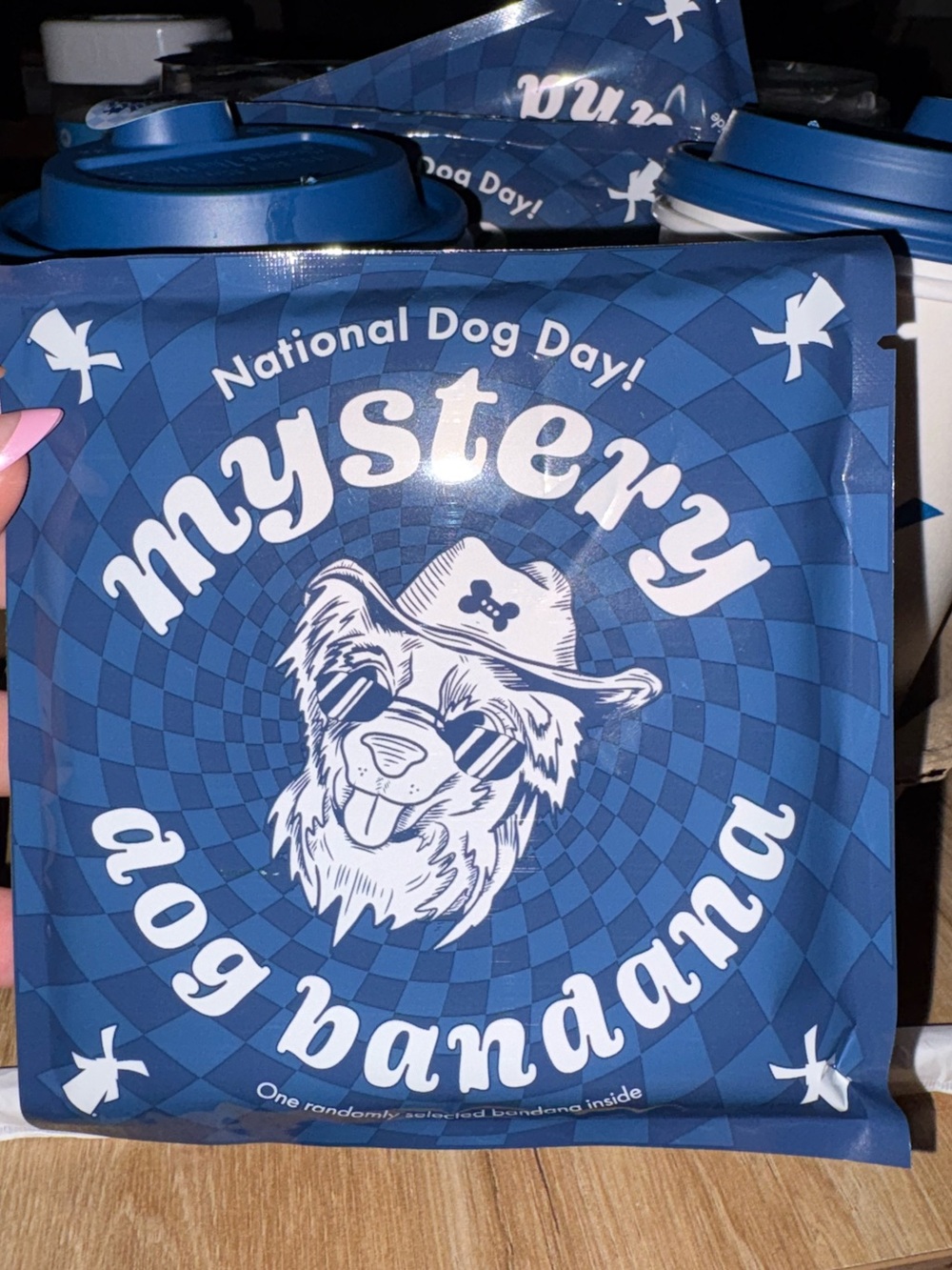 Dutch bros mystery dog bandana August 26 drop unopened new limited edition